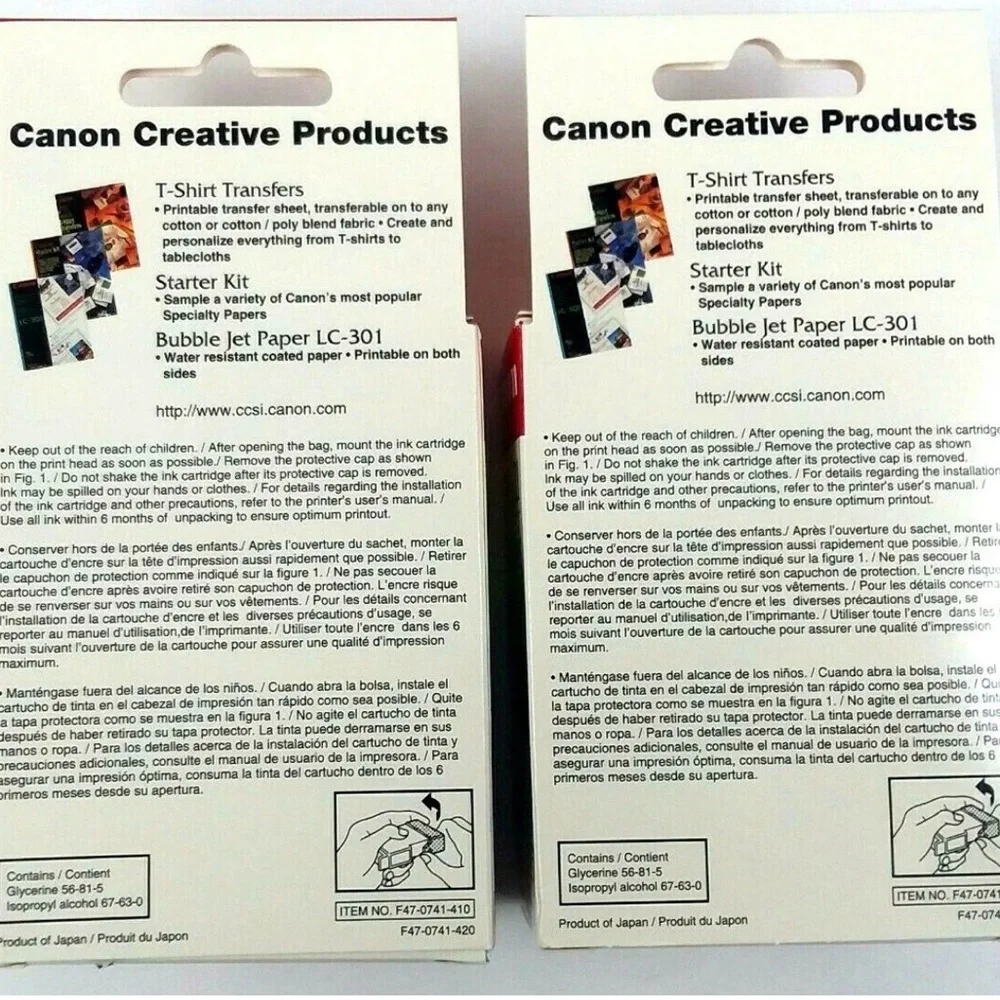 Canon BCI-21 Color (2pcs) & Black (1pcs)